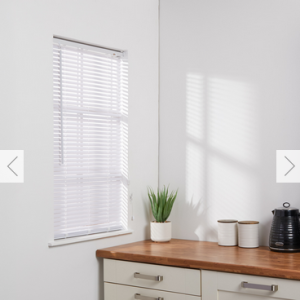 PVC White Wood Effect Venetian Blind