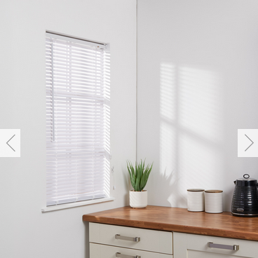 PVC White Wood Effect Venetian Blind